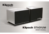 Klipsch Stadium - Owners Manual 